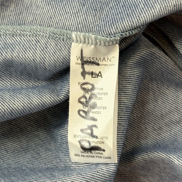 Weissman Navy Patch Jumpsuit – “Girlz Love” Retro Dance Coverall - Picture 11 of 11